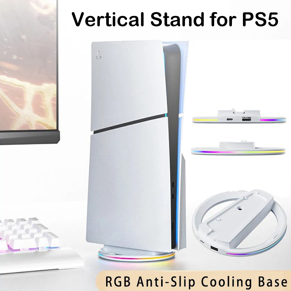 Gaming Console Mobile - Podstawka chłodząca RGB do PS5/PS5 Slim,