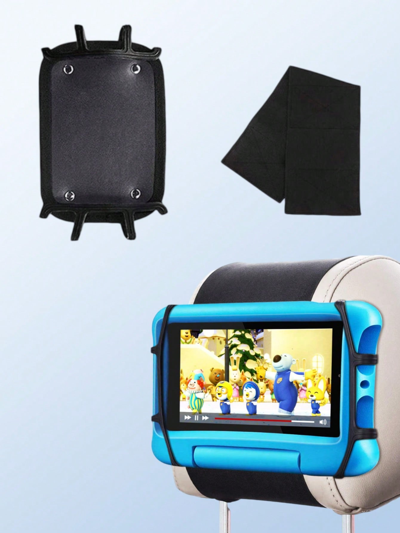 Gaming Console Holder - Uchwyt na tablet do zagłówka samochodowego