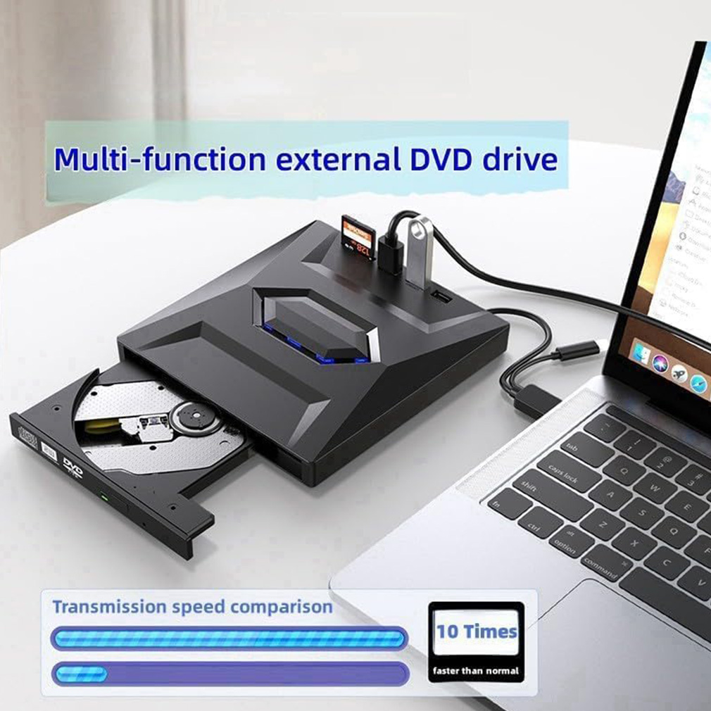 Gaming Console For Pc - Zewnętrzny napęd 7-w-1 DVD BD CD