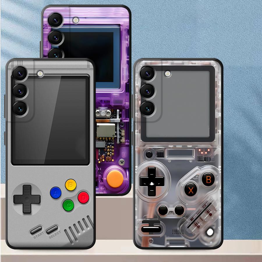 Gaming Console And - Fioletowe etui na telefon z motywem