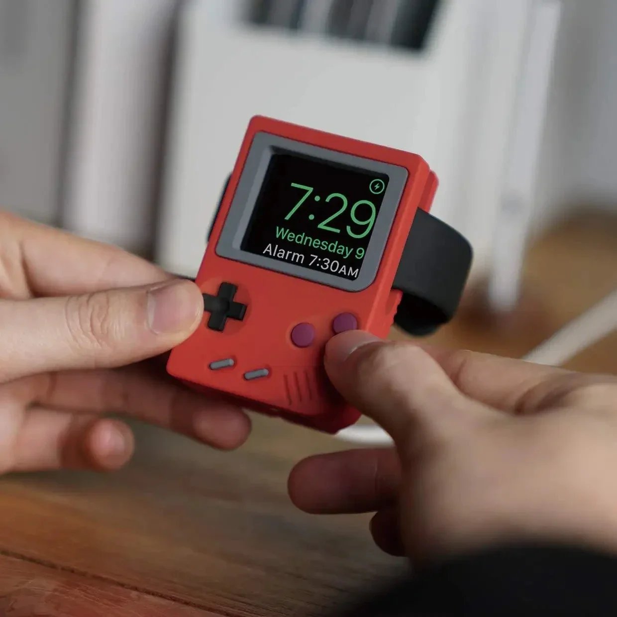 Gaming Console Holder - Silikonowy uchwyt na ładowarkę do Apple