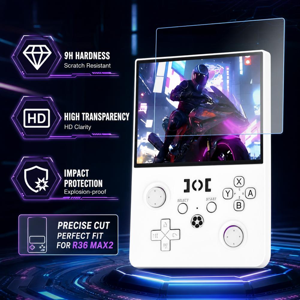 Gaming Console R36 Max - Szkło hartowane ochronne na ekran do