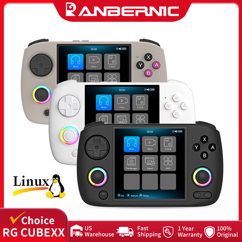 Gaming Console Linux - ANBERNIC RG CubeXX Przenośna Konsola do