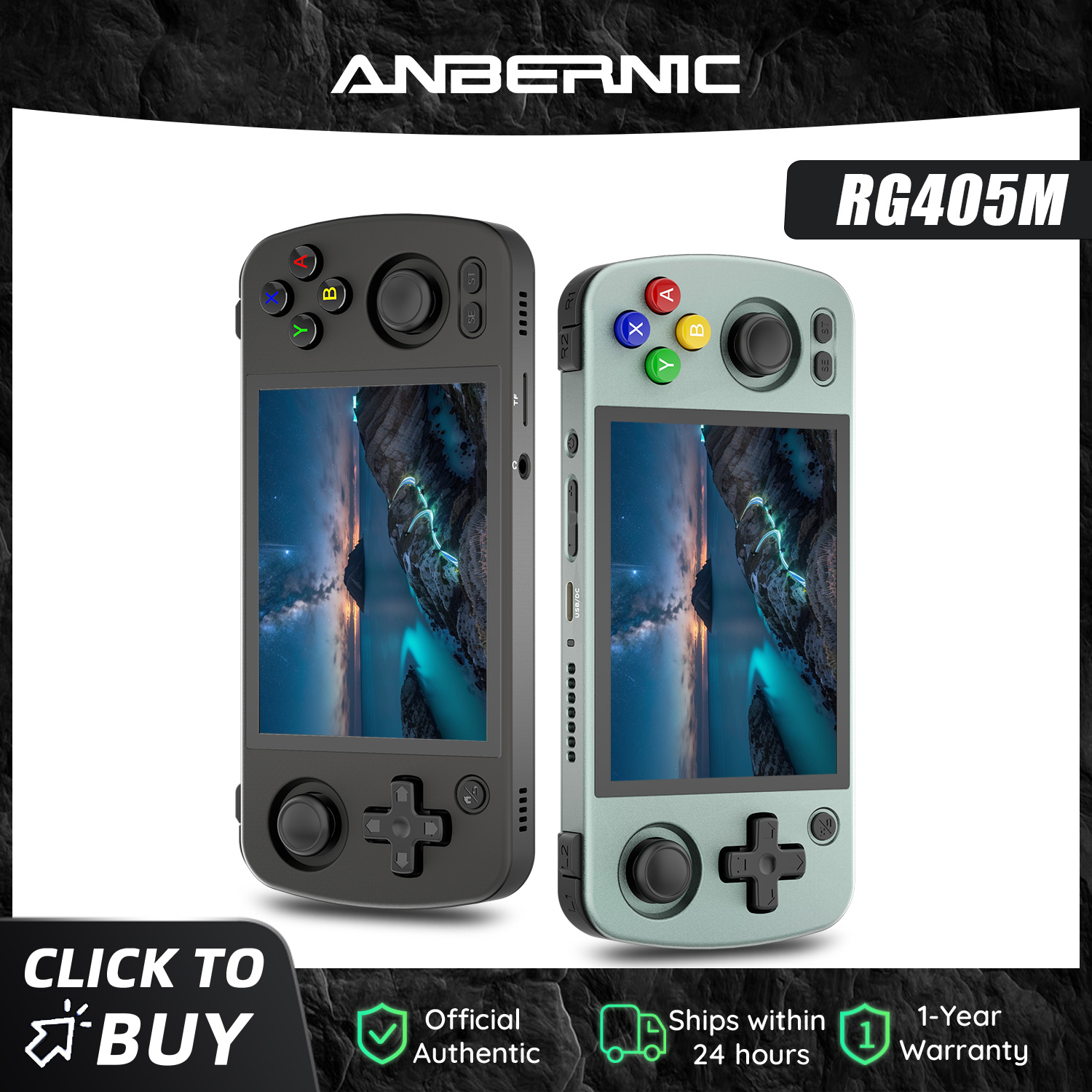 Gaming Console Old - Anbernic RG405M Metalowa Konsola Przenośna z