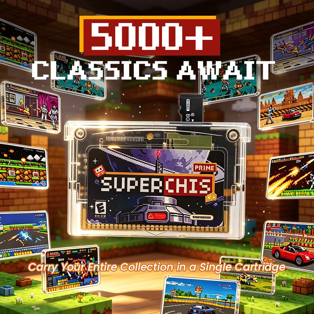 Karta z grami Retro Superchis  – Gaming Console Portable recenzja i cena