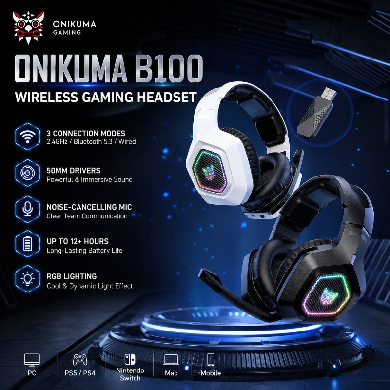 Bezprzewodowy zestaw słuchawko – Gaming Console In Amazon recenzja i cena