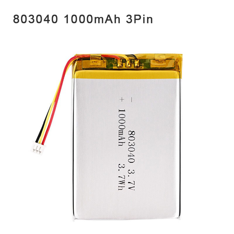 803040 1000mAh 3-pinowa bateri – Gaming Console Vr recenzja i cena