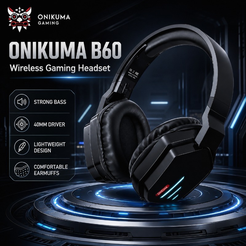 ONIKUMA B60 Bezprzewodowy Zest – Gaming Console In Amazon recenzja i cena