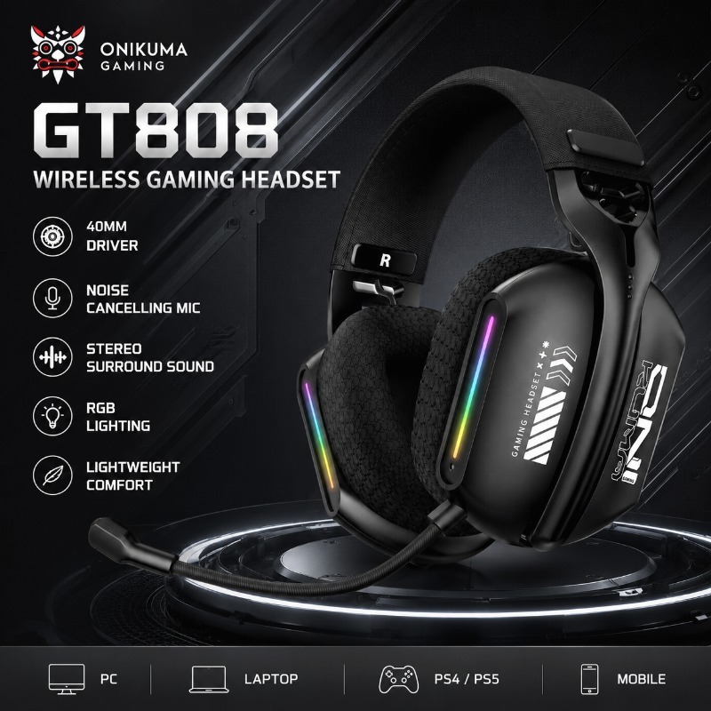 ONIKUMA GT808 Bezprzewodowy ze – Gaming Console In Amazon recenzja i cena