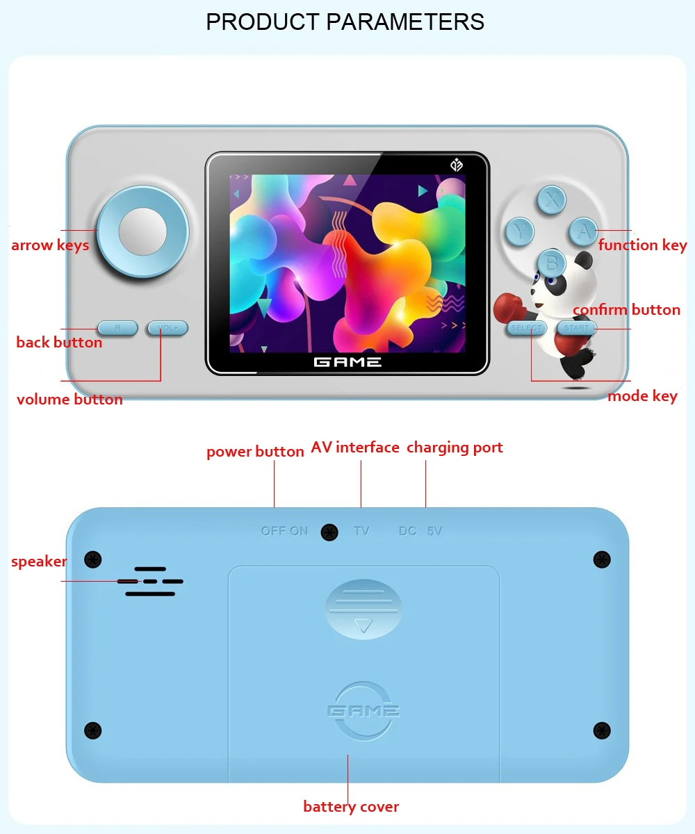 Nowa konsola do gier wideo S5  – Gaming Console 4 Year Old recenzja i cena